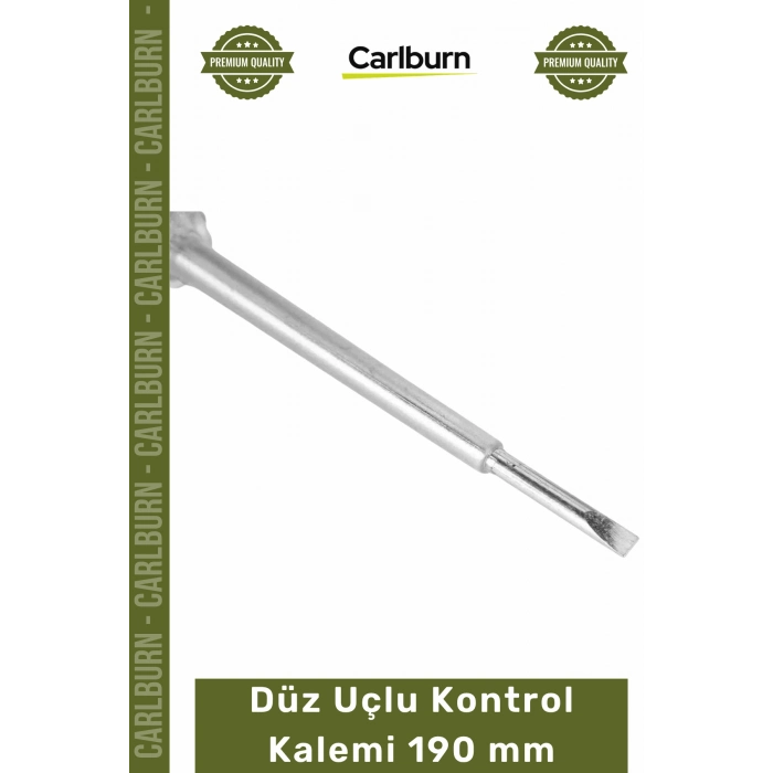 #KontrolKalemi Sağlam Elektrikçi El Aleti Çelik Uçlu Kaliteli Dayanıklı Düz Uçlu Kontrol Kalemi 190 mm