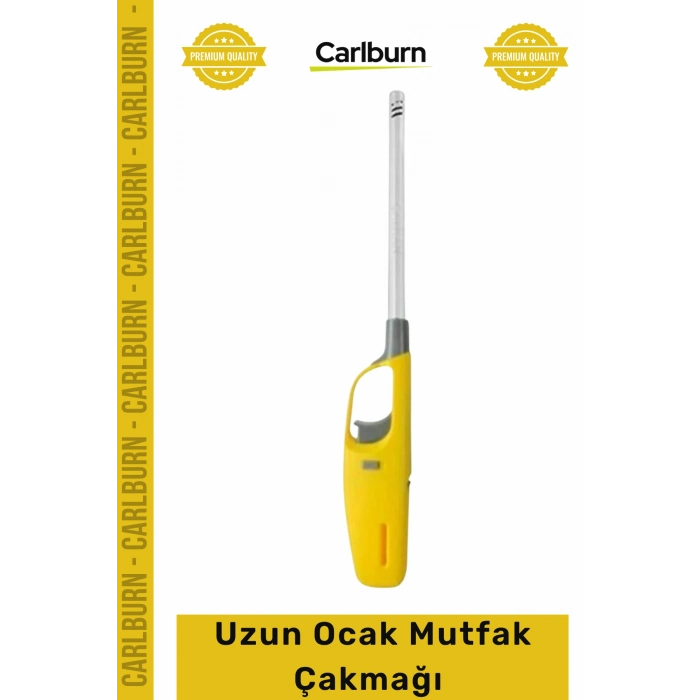 Özel Üretim Doldurulabilir Emniyet Kilitli Manyetolu Kaliteli Kamp Uzun Ocak Mutfak Çakmağı