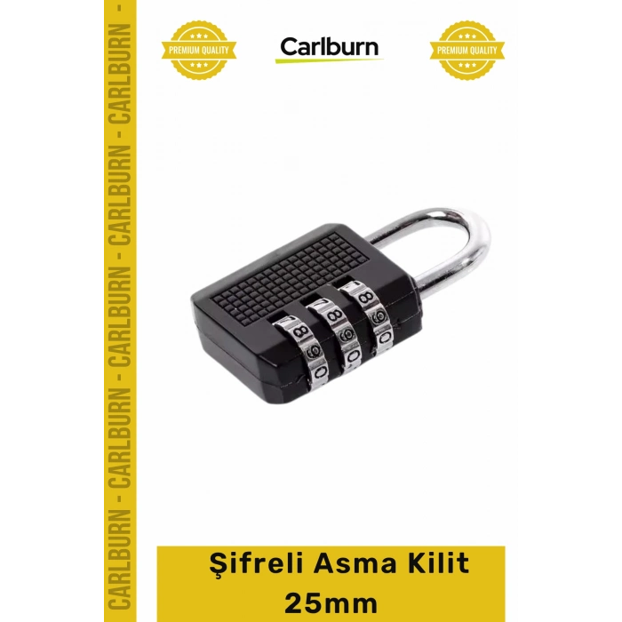 #AsmaKilit Güvenlik Çelik Gövde Koruyucu Uzun Ömürlü Dayanıklı Kaliteli Şifreli Asma Kilit 25mm