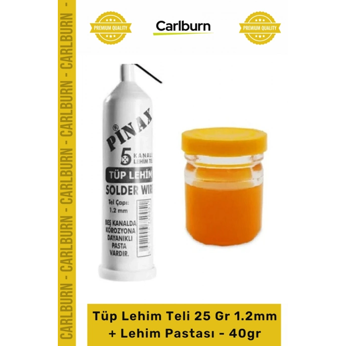 #LehimTeli Kaliteli Elektronik Havya Uyumlu Takım Tüp Lehim Teli 25 Gr 12mm + Lehim Pastası 40gr