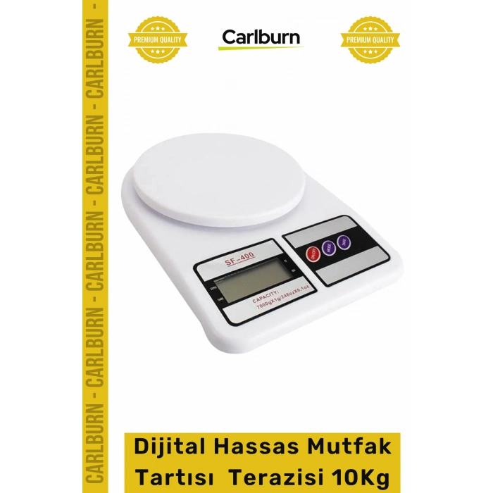 #Terazi Elektronik SF400 LCD Ekranlı Gram Dijital Hassas Mutfak Tartısı Mutfak Terazisi 10Kg