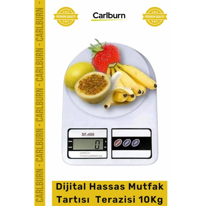 #Terazi Elektronik SF400 LCD Ekranlı Gram Dijital Hassas Mutfak Tartısı Mutfak Terazisi 10Kg