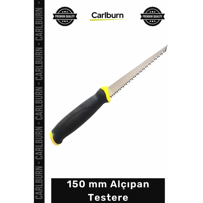 #Testere Profesyonel Çift Taraflı Isıl İşlem Çelik Bıçaklı Ergonomik Sert 150 mm Alçıpan Testere