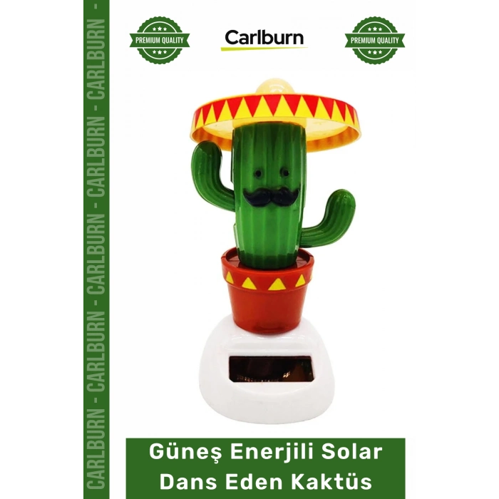 #SolarKaktüs Dekoratif Araba Torpido Süsü Işığa Duyarlı Ofis Güneş Enerjili Solar Dans Eden Kaktüs