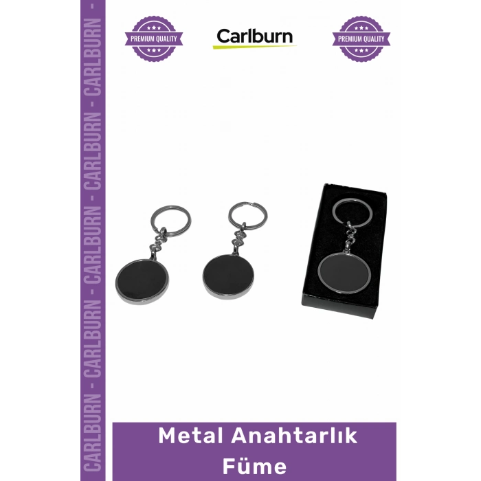 Özel Üretim Lüks Şık Tasarım Kaliteli Dayanıklı Promosyon Hediyelik Lazer Metal Anahtarlık Füme