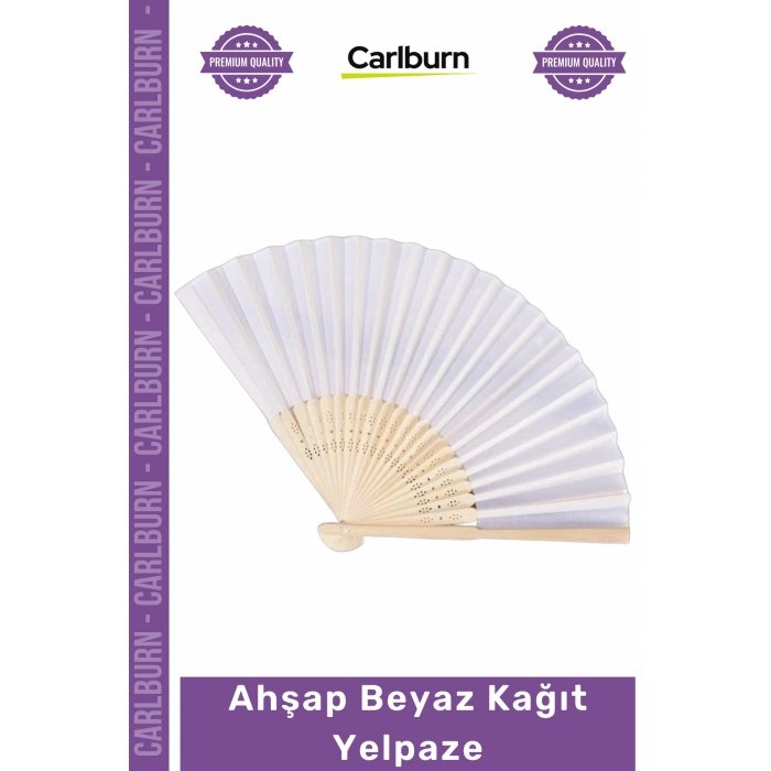 #Yelpaze Promosyon Hediyelik Şık Doğal Tasarım El Tipi Katlanır Düğün Nikah Ahşap Beyaz Kağıt Yelpaze
