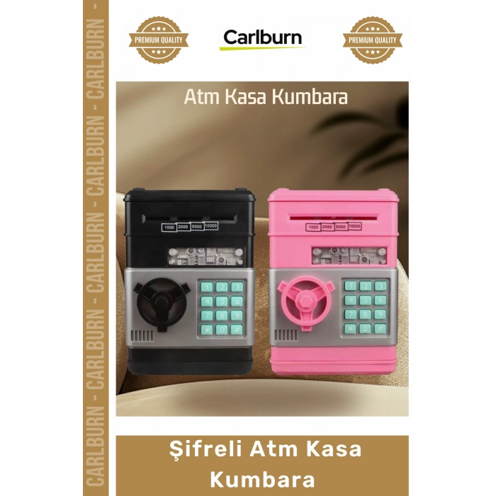 Özel Üretim Şifreli Çocuk Aile Ebeveyn Para Biriktirme Kutusu Dekoratif Tasarruflu Atm Kasa Kumbara