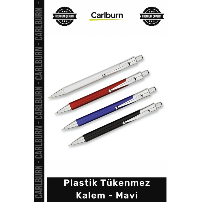#Kalem Logo Baskılı Promosyon Ergonomik Kaliteli Ofis Kurumsal Plastik Tükenmez Kalem Mavi