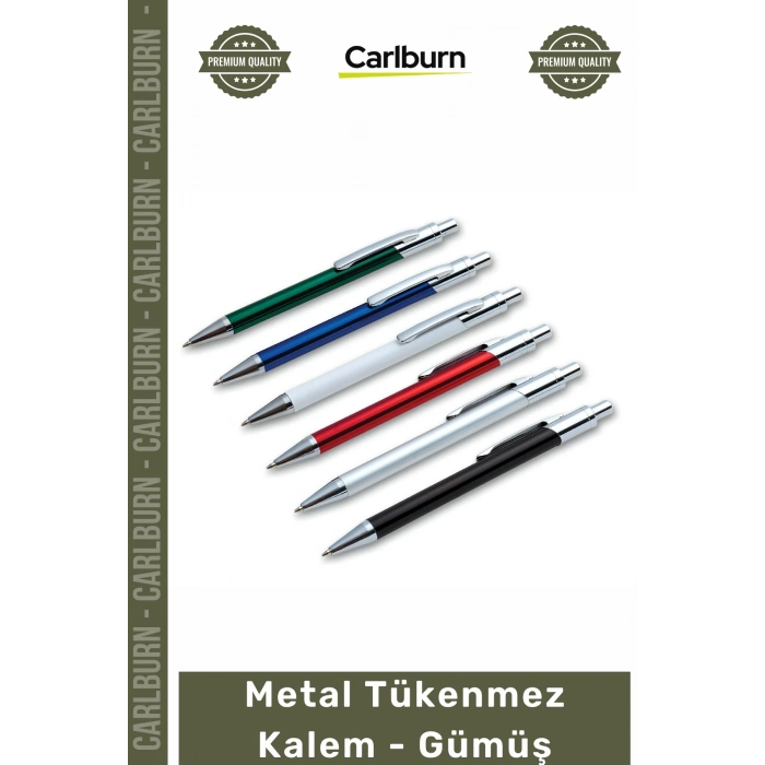 #Kalem Promosyon Kurumsal Lüks Ofis Hediye Logolu Prestijli Şık Kaliteli Metal Tükenmez Kalem Gümüş