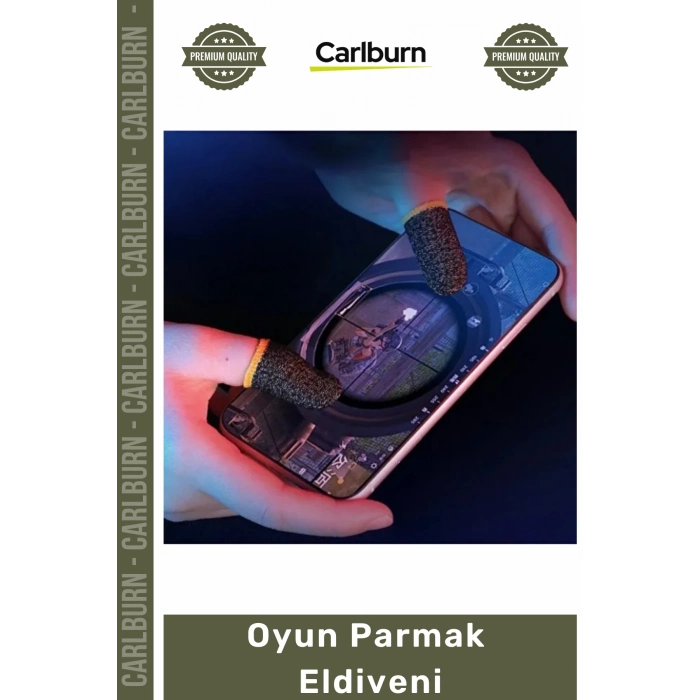 Özel Üretim Hassas Kaymaz Kontrol Mobil Oyun İletken Fiber Dokunmatik Telefon Oyun Parmak Eldiveni