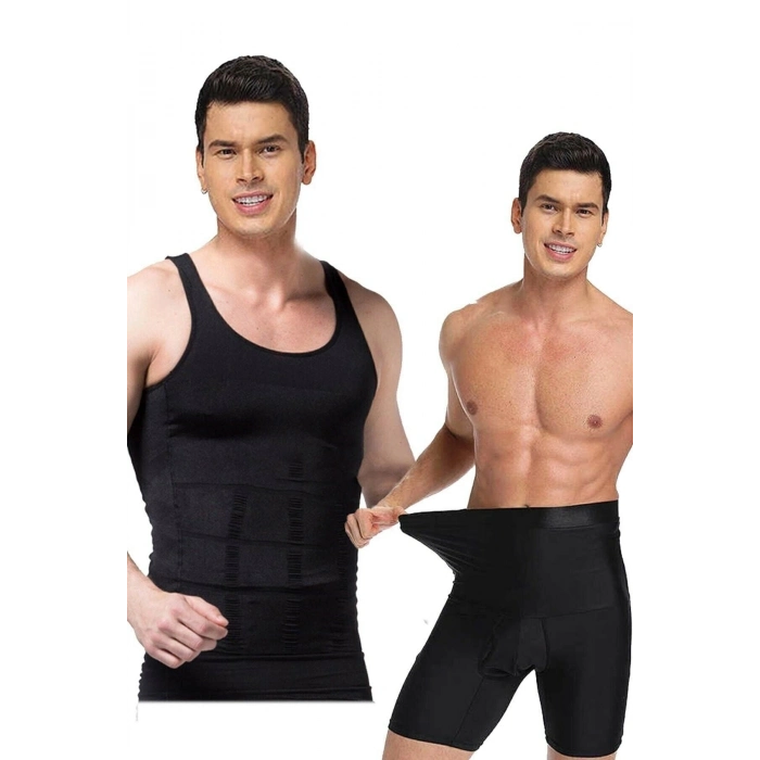 2li Set Erkek Korse Atlet Ve Boxer Korse | Erkek Korse Seti