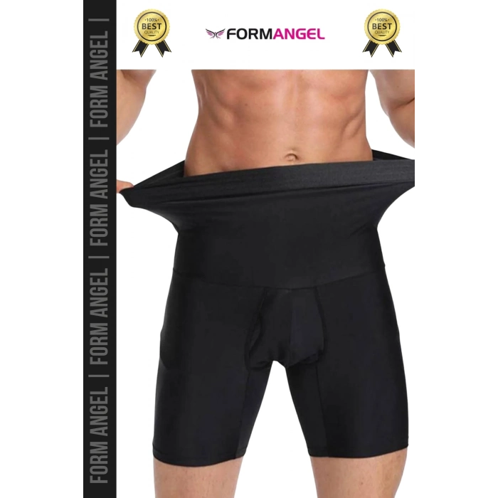 6013 ERKEK YÜKSEK BEL BOXER KORSE TEKLİ