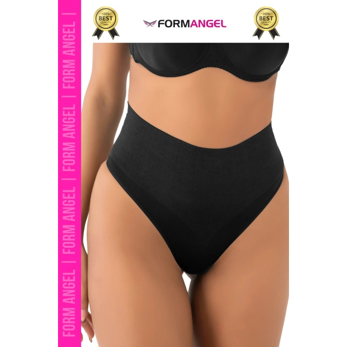 #Korse İz Yapmaz Kaymayan Seamless Alt Karın Göbek Toparlayıcı String Külot Kadın Korse - 4 Adet
