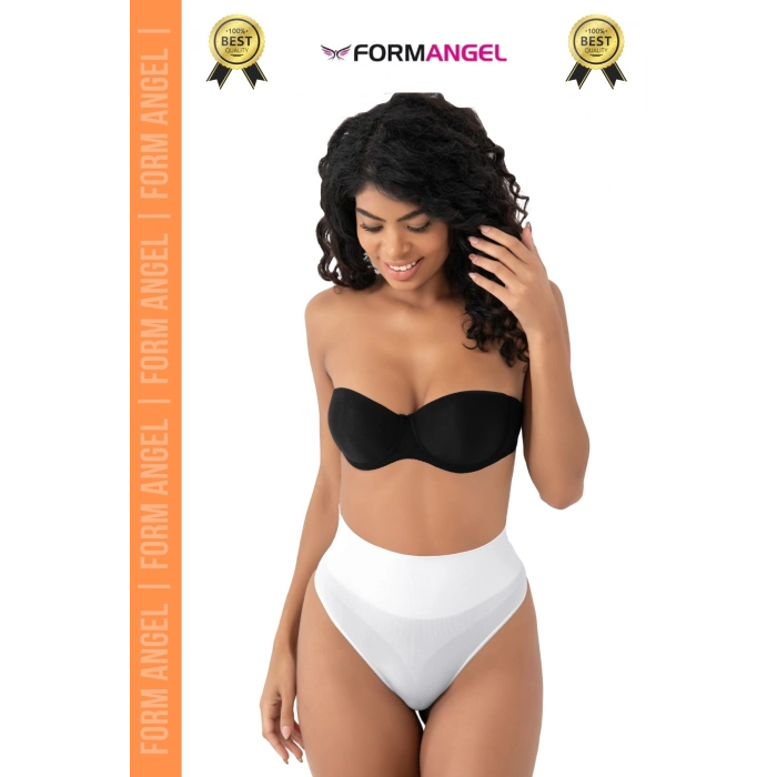 #Korse İz Yapmaz Kaymayan Seamless Alt Karın Göbek Toparlayıcı String Külot Kadın Korse - 5 Adet