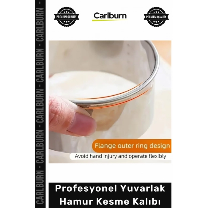 #Kalıp Paslanmaz Çelik Mantı Kurabiye Donut Kesici 75 cm Profesyonel Yuvarlak Hamur Kesme Kalıbı