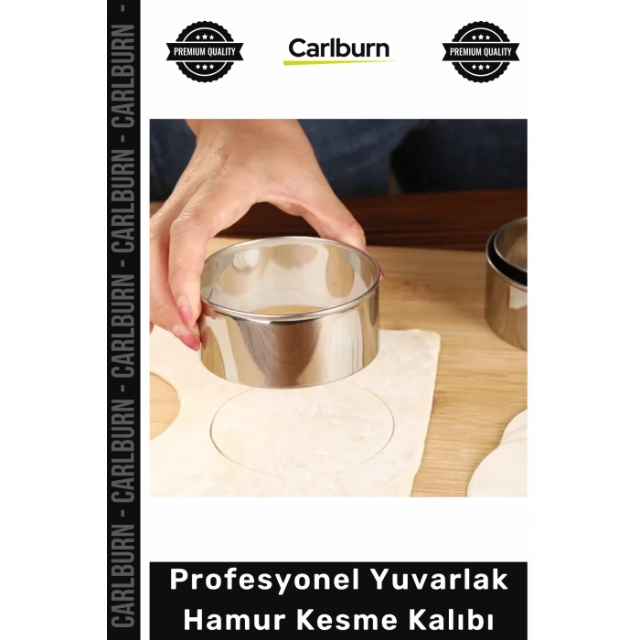 #Kalıp Paslanmaz Çelik Mantı Kurabiye Donut Kesici 75 cm Profesyonel Yuvarlak Hamur Kesme Kalıbı