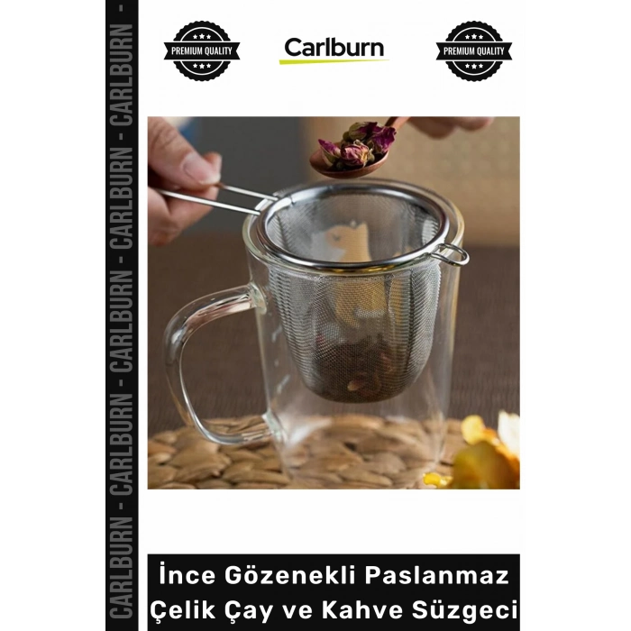 #Süzgeç Mikro Filtre Ergonomik Kupa Demlik İnce Gözenekli Paslanmaz Çelik Çay Kahve Süzgeci