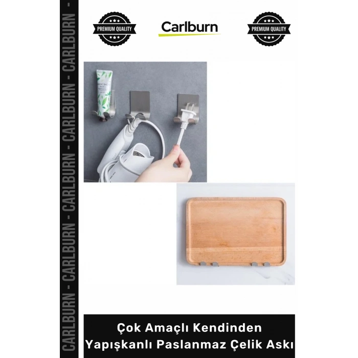 Özel Üretim Delme Gerektirmeyen Matkapsız Metal Çok Amaçlı Kendinden Yapışkanlı Paslanmaz Çelik Askı