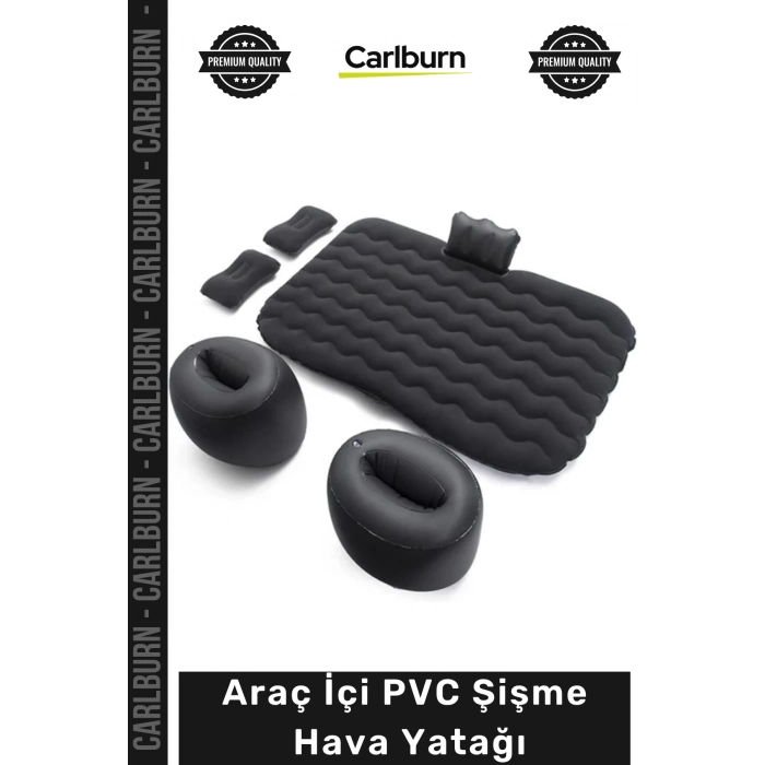 Premium SUV Araba Kamp Yatağı Arka Koltuk Konforlu Seyahat Uyku Minderi Araç İçi PVC Şişme Hava Yatağı