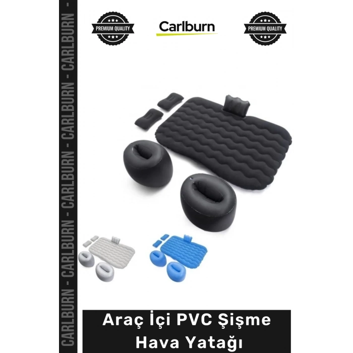 Premium SUV Araba Kamp Yatağı Arka Koltuk Konforlu Seyahat Uyku Minderi Araç İçi PVC Şişme Hava Yatağı