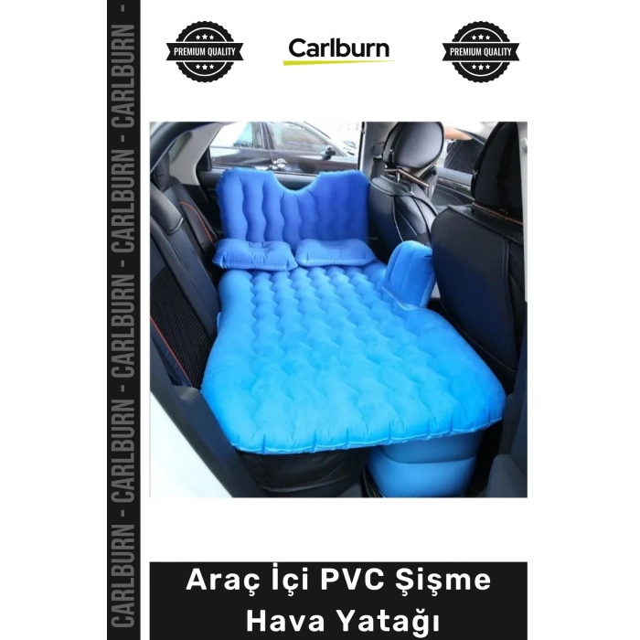 Premium SUV Araba Kamp Yatağı Arka Koltuk Konforlu Seyahat Uyku Minderi Araç İçi PVC Şişme Hava Yatağı
