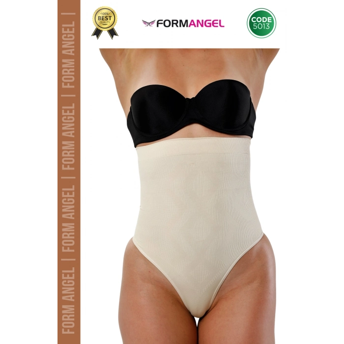 #Korse Seamless Dikişsiz Toparlayıcı Vücut Şekillendiren Kaymaz Yüksek Bel String Korse - 1 Adet