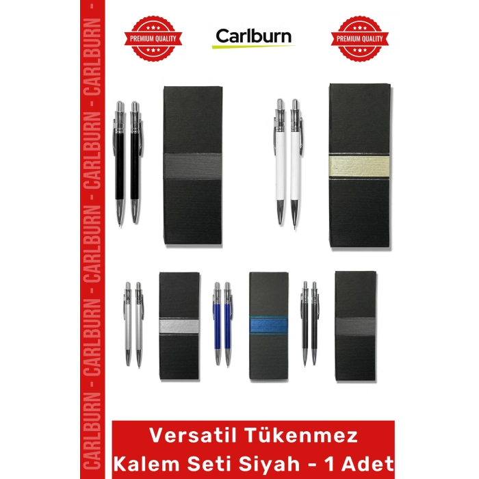 #VersatilKalem Kurumsal Hediye Prestijli Ofis Malzemesi Versatil Tükenmez Kalem Seti Siyah 1 Adet