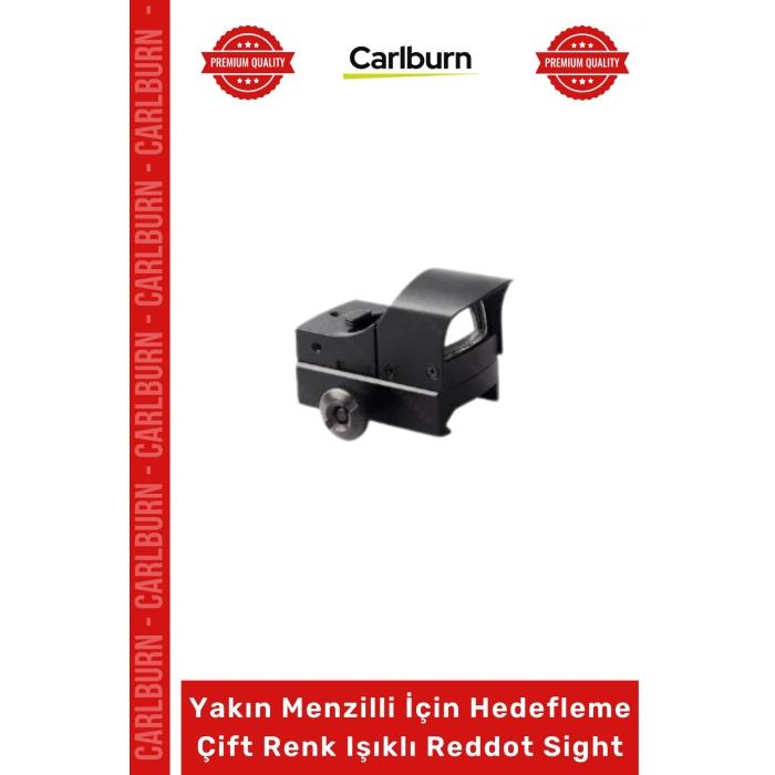 Özel Üretim Spike JH600 1x Optik Avcı Yakın Menzilli Hedefleme Çift Renk Işıklı Reddot Sight