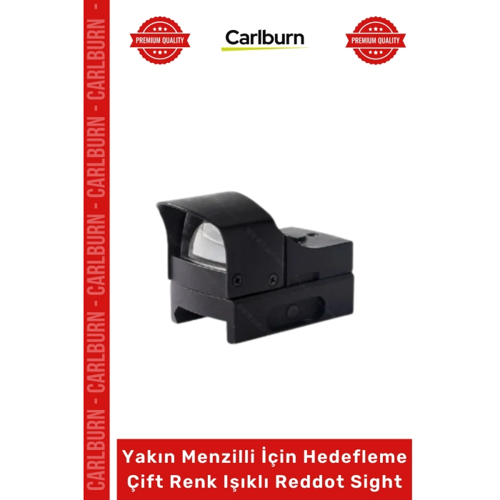 Özel Üretim Spike JH600 1x Optik Avcı Yakın Menzilli Hedefleme Çift Renk Işıklı Reddot Sight