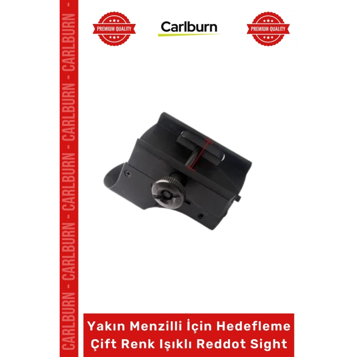 Özel Üretim Spike JH600 1x Optik Avcı Yakın Menzilli Hedefleme Çift Renk Işıklı Reddot Sight