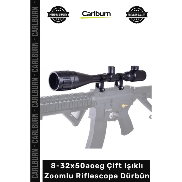 #Dürbün Profesyonel Taktik Avcı Keskin Hassas 832x50aoeg Çift Işıklı Zoomlu Riflescope Dürbün