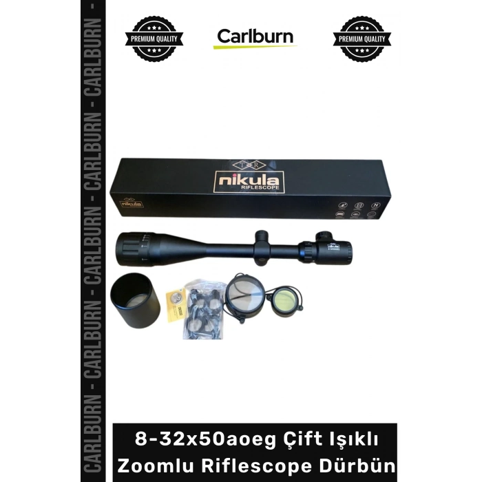 #Dürbün Profesyonel Taktik Avcı Keskin Hassas 832x50aoeg Çift Işıklı Zoomlu Riflescope Dürbün