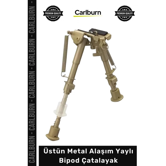 #Bipod Profesyonel Atış Destek Aparatı Ayarlanabilir Üstün Metal Alaşım Yaylı Bipod Çatalayak