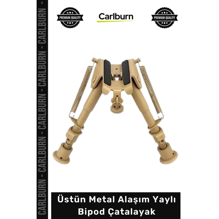 #Bipod Profesyonel Atış Destek Aparatı Ayarlanabilir Üstün Metal Alaşım Yaylı Bipod Çatalayak