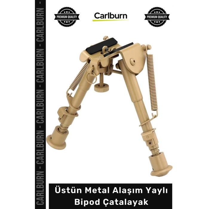 #Bipod Profesyonel Atış Destek Aparatı Ayarlanabilir Üstün Metal Alaşım Yaylı Bipod Çatalayak
