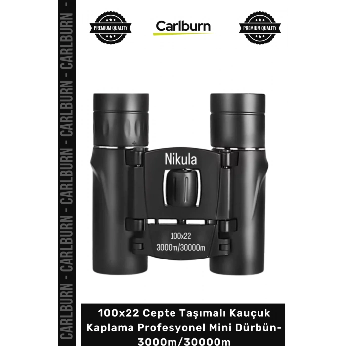 #Dürbün Uzun Menzil 100x22 Cepte Taşımalı Kauçuk Kaplama Profesyonel Mini Dürbün 3000m30000m