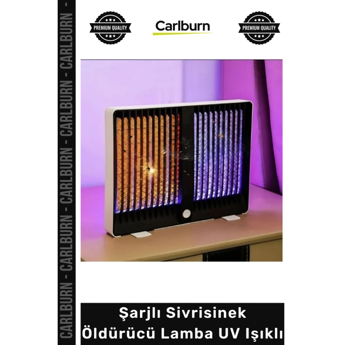 Sessiz Kimyasalsız Taşınabilir Güçlü Haşere Kovma Kamp Ev Şarjlı Sivrisinek Öldürücü Lamba UV Işıklı