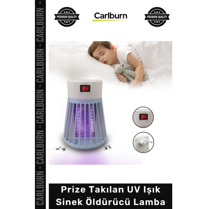 #SinekÖldürücü Sessiz Ekonomik Güçlü Haşere Böcek Kovucu Prize Takılan UV Işık Sinek Öldürücü Lamba 1W