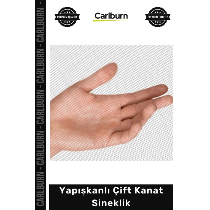 #ÇiftKanat 130x150 cm Pratik Kolay Montaj Pencere Kapı Tül Koruyucu Yapışkanlı Çift Kanat Sineklik