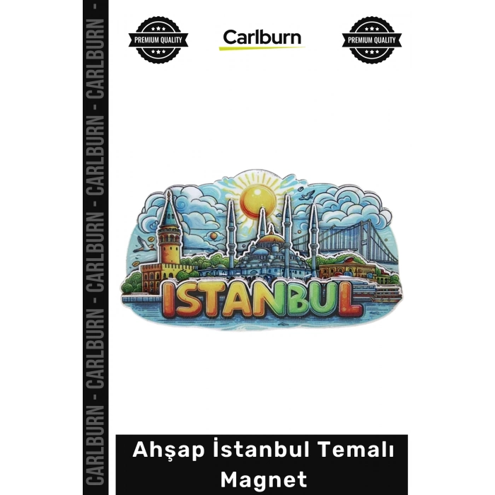 #Magnet Hediyelik Dekoratif Buzdolabı Hatıra Katmanlı Boyutlu Şehir Ahşap İstanbul Temalı Magnet