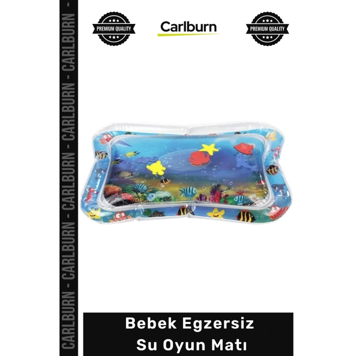#SuMatı Fiziksel Zihinsel Geliştirici Tummy Time Karın Üstü Egzersiz Eğitici Bebek Su Oyun Matı