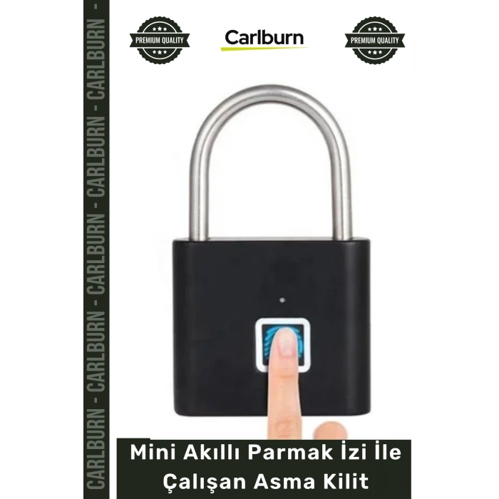 #AsmaKilit Biyometrik Güvenlik Çelik Valiz Dolap Kapı Pencere Mini Akıllı Parmak İzi İle Çalışan Asma Kilit