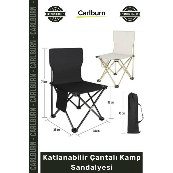 #Sandalye Dayanıklı Portatif Konforlu Piknik Bahçe Balıkçı Metal Pratik Katlanabilir Çantalı Kamp Sandalyesi