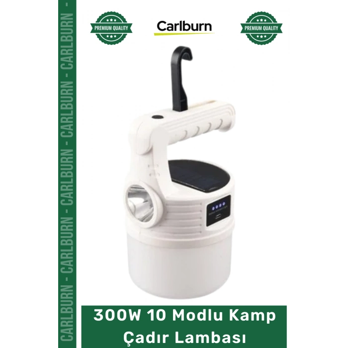 #Aydınlatma Outdoor Şarjlı Aydınlatma Su Geçirmez Portatif Güçlü LED 300W 10 Modlu Kamp Çadır Lambası