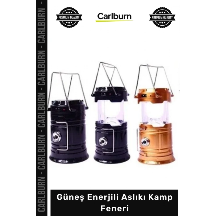 #KampFeneri Şarjlı LED Aydınlatma Taşınabilir USB Su Geçirmez Güneş Enerjili Aslıkı Kamp Feneri
