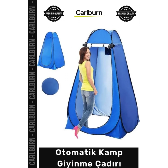 #GiyinmeÇadırı Su Geçirmez Katlanabilir Duş Tuvalet Soyunma Kabini Pratik Otomatik Kamp Giyinme Çadırı