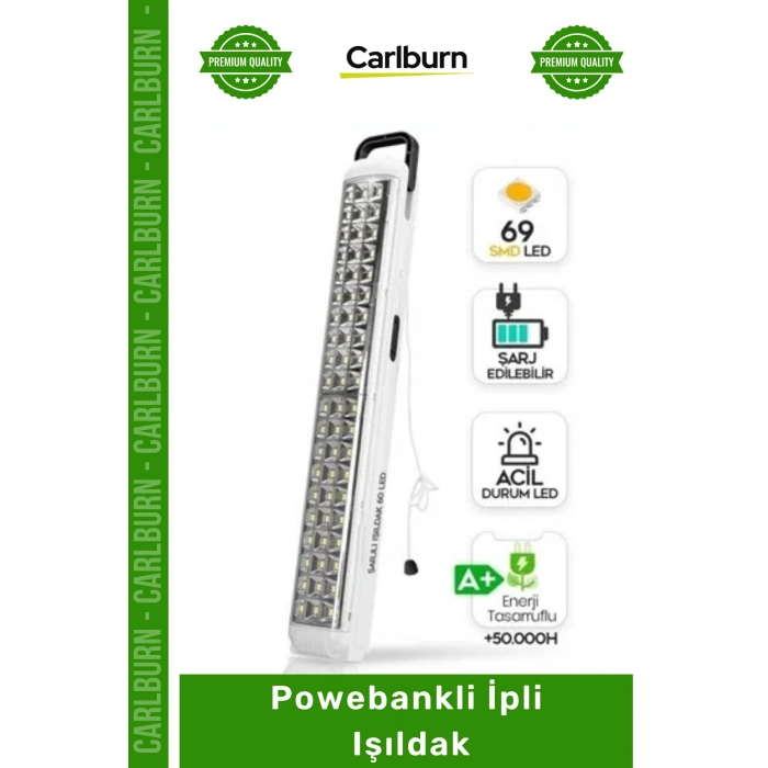 #Işıldak Kamp Çadır Aydınlatma Taşınabilir Şarjlı USB Gece Acil Durum Powebankli İpli Işıldak