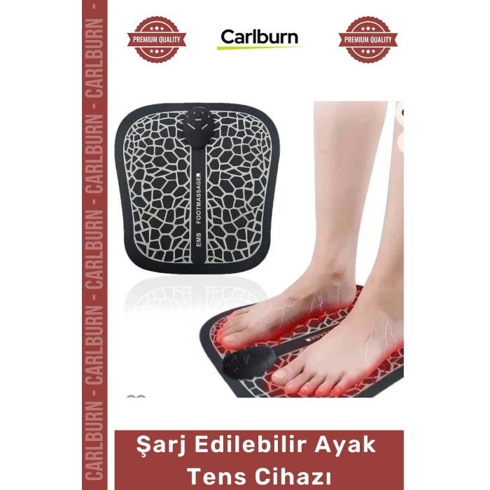 #Tens Portatif Kompakt Tasarım Şarj Edilebilir Profesyonel Ayak Masaj Pedi Ev Tipi Ayak Tens Cihazı