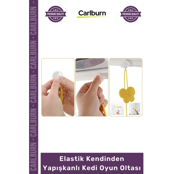#Petshop İnteraktif Çıngıraklı Renkli Kelebek Model Elastik Kendinden Yapışkanlı Kedi Oyun Oltası