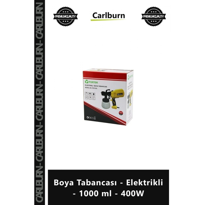 #BoyaTabancası Profesyonel Mobilya Duvar Püskürtme Cihazı Boya Tabancası Elektrikli 1000 ml 400W